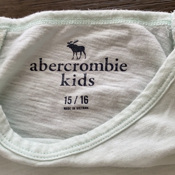 Abercrombie kids t-shirt with lace sleeves 15/16 - Picture 2 of 6